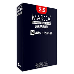Marca Reed Clarinet Alto Superieure Cut 2.5  - Pk Of 10