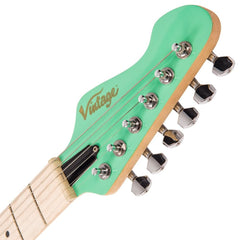 Vintage V6 24 Electric Guitar - Ventura Green