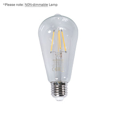 Tungsram 4,5 W LED klare ST64-Glühlampe, E27 2700 K (93115489)
