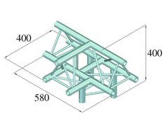 Alutruss Decolock Dq3-Pat43 4-Way T-Piece /\