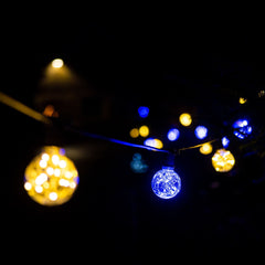 Lampe Prolite 1,7 W LED G95 ES Poly Star en polycarbonate, bleu