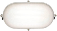 Fluxia Weatherproof Oval LED Bulkhead Light 4000K