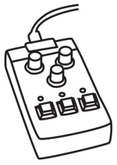 QTX Low Fogger QTFX LF-900 Low Fog Trockeneis-Effekt-Maschinenrauch