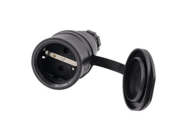 Pc Electric Safety Connector Rubber Bk/Bu