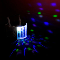 Party Light Sound 3er-Pack LED-Lichteffekte Derby Mirrorball Strobe DJ Disco Partybeleuchtung