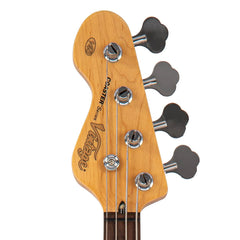 Vintage V40 Coaster Series Left Handed Bass Guitar - Gloss Black