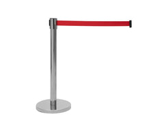 Eurolite Crowd Barrier System with Retractable Red Belt Crowd Control Queue
