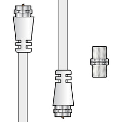 AV:Link Coaxial F-type plug to plug lead kit 5.0m