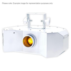 2x Equinox Helix XP 150W Gobo Flower Boîtier Blanc