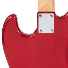 Vintage Vj74 Bass- Candy Apple Red