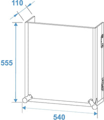 Roadinger Special Combo Case Ta-1, 18U mit Rollen