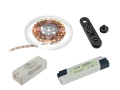EUROLITE Set Bande LED 2700+5700K + Zone Contrôleur + Transformateur 24V