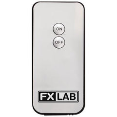 FXLAB Moteur de boule à facettes à batterie Blanc avec lumière LED Boule à facettes livrée avec télécommande