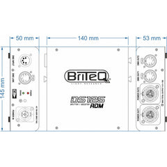 Briteq DS125-RDM RDM Compatible DMX Splitter TRUE1 / XLR 5pin