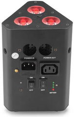 STAGG SLI BAT34 Battery Truss Light 3x 4W RGBW LED