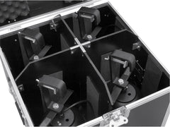 Roadinger Flightcase 4X Par-56 Spot Long Clamp