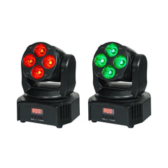 Equinox Fusion 40 Pack Moving Head Dual Pack 4 x 9W RGBW LED