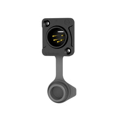 Seetronic XLR IP65 5-Pin 5P Chassis Male Black (J5F2C-W-B-01)
