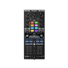 Reloop Mixtour Pro 4-Deck All-In-One tragbarer DJ-Controller, Algoriddim Djay Pro