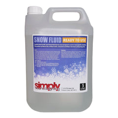 Simply Sound & Lighting High Quality Snow Fluid (5L)