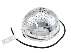 Eurolite Half Mirror Ball Motorised 20cm 200mm Disco Glitter Ball Party Mirrorball