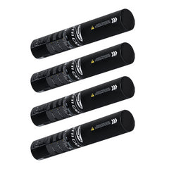 4x Showtec FX Shot Handheld Streamer Cannon White Silver 50cm Handheld