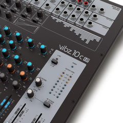 LD Systems VIBZ 10 C Console de mixage 10 canaux avec compresseur