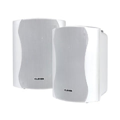 Clever Acoustics BGS 35T Pair White Speaker 5" 100V 8OHM Background PA System