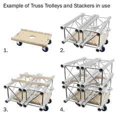 Global Truss Stackable Truss Adaptor for 4 x F34 or 3 x F44/F45