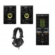 Reloop Mixtour 2 Channel All in One Midi DJ Controller for iPad/Tablet Spotify DJAY2 Bundle