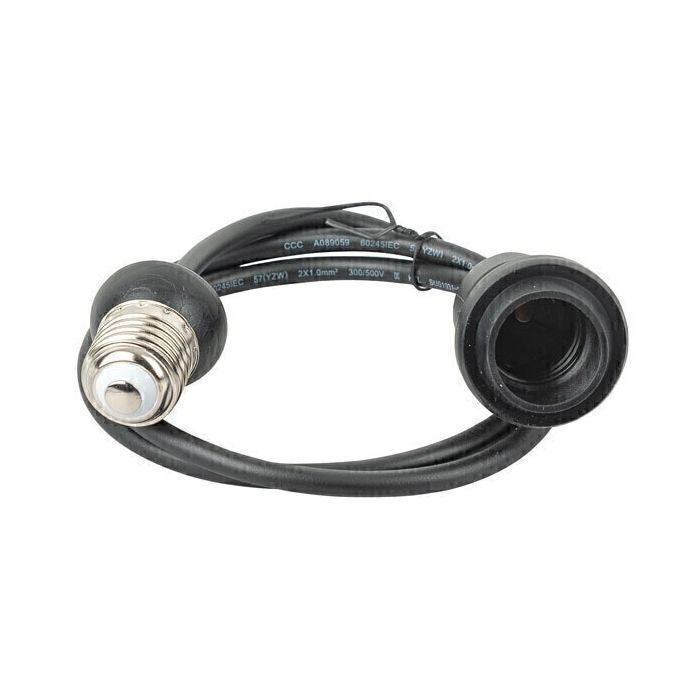 Electric Dropper Socket Spring Showtec E27 Dropper - 100cm Extensioncable – Simply Sound and Lighting