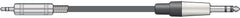 Chord Câble audio classique Jack 6,3 mm - Jack 3,5 mm 0,75 m