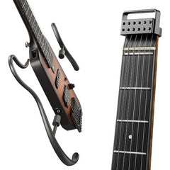 Donner HUSH-X Headless Detatchable Travel Electric Guitar – Sunburst