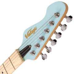 Vintage V6 24 Electric Guitar - Laguna Blue