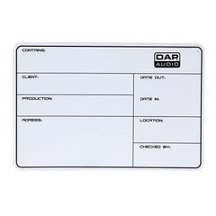 DAP flightcase Label