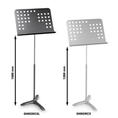 Pupitre d'orchestre Gravity NS ORC 2 L avec bureau perforé *Stock B