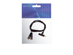 Omnitronic Adapterkabel 3,5 T-Jack/2Xrca 1,5M Schwarz