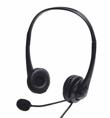 USB Multimedia Headset inc Microphone Skype Zoom Video Call Laptop PC