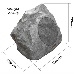 Eagle 4" Garden Rock Speaker 15W 100V Granite Stone
