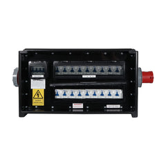 Boîte de distribution PCE MERZ 63A 3PH In/Thru vers 18x 16A RCBO