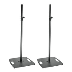 2x Thor SPS005 Square Base Speaker Stand PA DJ inc Bags