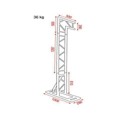 Showtec Mobile DJ Truss Stand Gantry Lighting Overhead Goalpost