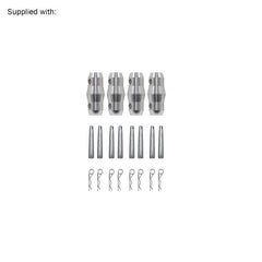 Global Truss F34 PL Spindelfuß (4 in 1 + Spindelhubgetriebe)