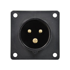 PCE 16A 230V 2P+E Black Appliance Inlet (613-6X)