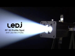 LEDJ PF35 Profile Spot – Kaltweiß (weißes Gehäuse)