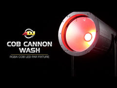 ADJ RGBA COB Cannon LED Wash Flood DMX White Housing