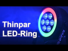 Ibiza THINPAR-LED-RING Extra Flat PAR Halo Effect DJ