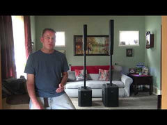 2 systèmes de line array portables Electro-Voice (EV) Evolve 50 (blanc)