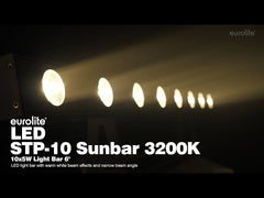 Eurolite LED STP-10 Sunbar 1M LED Batten Bar Blinder Warm White Stage Lighting