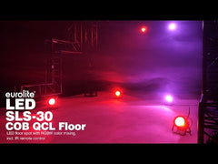Eurolite LED SLS-30 COB RGBW Par Can DMX Uplighter avec télécommande
